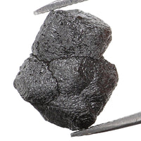 Natural Loose Diamond Rough Black Color I3 Clarity 7.30 MM 1.91 Ct KDL6713