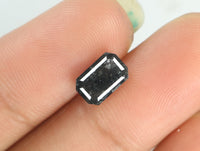 Natural Loose Diamond Emerald Grey Color I3 Clarity 8.10 MM 1.87 Ct KDL6838