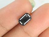 Natural Loose Diamond Emerald Grey Color I3 Clarity 8.10 MM 1.87 Ct KDL6838