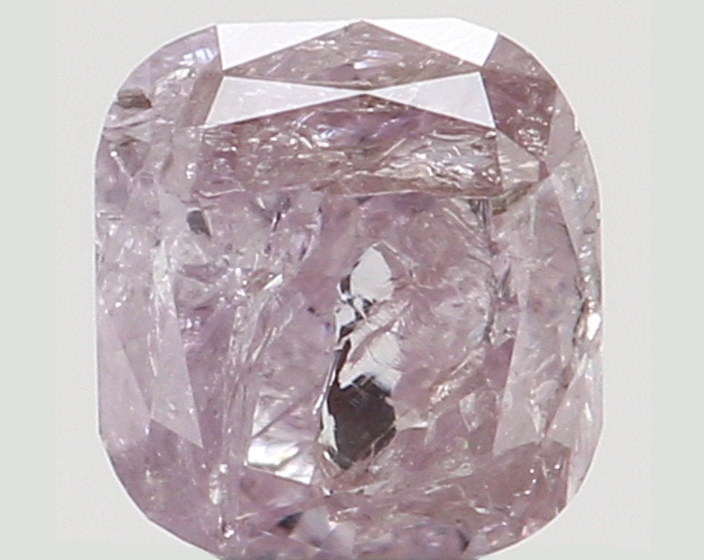 Natural Loose Diamond Cushion Pink Color I3 Clarity 3.00 MM 0.13 Ct KR1681