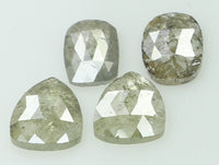 Natural Loose Diamond Mix Shape Grey Color I3 Clarity 4 Pcs 1.35 Ct KDL6915