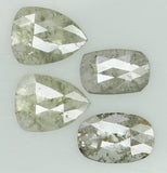 Natural Loose Diamond Mix Shape Grey Color I3 Clarity 4 Pcs 1.35 Ct KDL6915