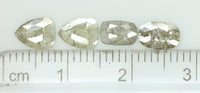 Natural Loose Diamond Mix Shape Grey Color I3 Clarity 4 Pcs 1.35 Ct KDL6915