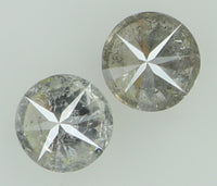 Natural Loose Diamond Round Black Grey Color I3 Clarity 3.60 MM 0.36 Ct KDL6924
