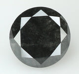 2.59 Ct Natural Loose Diamond Round Black Color I3 Clarity 8.30 MM KDL7395
