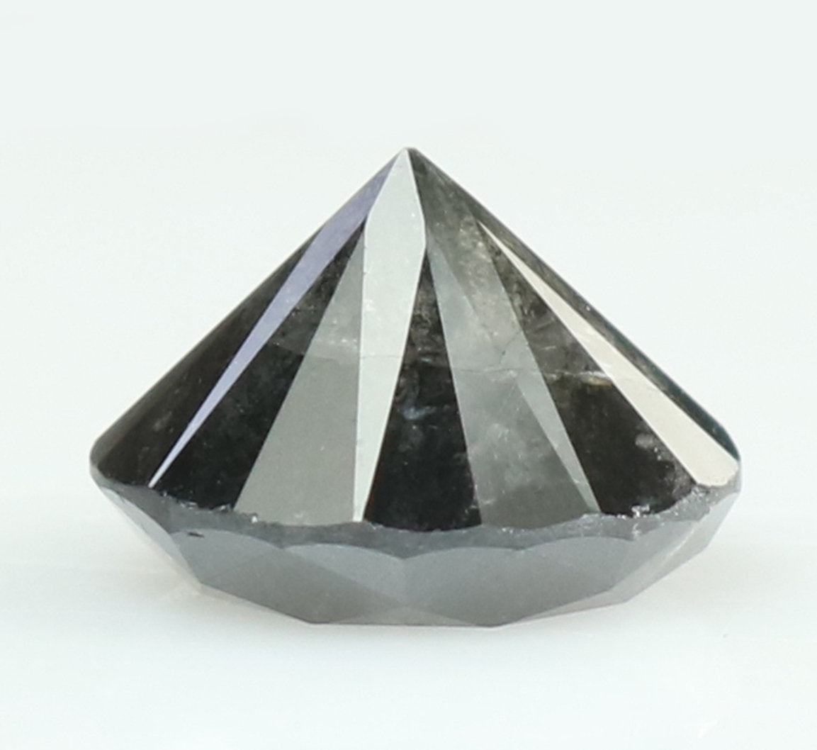2.59 Ct Natural Loose Round Diamond Black Color Round Diamond 8.30 MM Natural Loose Diamond Black Color Round Brilliant Cut Diamond QL7395