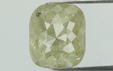 Natural Loose Diamond Cushion Yellow Grey Color I2 Clarity 7.10 MM 1.70 Ct KDL7412