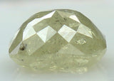 Natural Loose Diamond Cushion Yellow Grey Color I2 Clarity 7.10 MM 1.70 Ct KDL7412