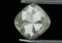 Natural Loose Diamond Cushion Grey Color I3 Clarity 5.80 MM 1.17 Ct KDL6180