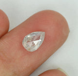 Natural Loose Diamond Pear Grey White Color I2 Clarity 7.20 MM 0.74 Ct KDL7463