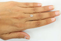 Natural Loose Diamond Pear Grey White Color I2 Clarity 7.20 MM 0.74 Ct KDL7463