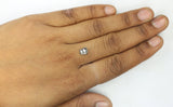 Natural Loose Diamond Coffin Black Grey Salt And Pepper Color I3 Clarity 6.30 MM 1.03 Ct KDL7466