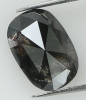 Natural Loose Diamond Oval Black Color I3 Clarity 6.70 MM 0.82 Ct KDK1066