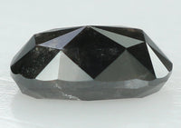 Natural Loose Diamond Oval Black Color I3 Clarity 6.70 MM 0.82 Ct KDK1066