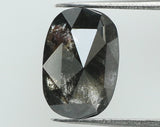 Natural Loose Diamond Oval Black Color I3 Clarity 6.70 MM 0.82 Ct KDK1066