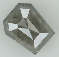 Natural Loose Diamond Coffin Grey Color I3 Clarity 5.40 MM 0.65 Ct KDL5831