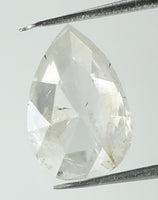 Natural Loose Diamond Pear Grey White Color I2 Clarity 7.20 MM 0.74 Ct KDL7463