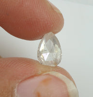 Natural Loose Diamond Pear Grey White Color I2 Clarity 7.20 MM 0.74 Ct KDL7463