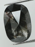 Natural Loose Diamond Oval Black Color I3 Clarity 6.70 MM 0.82 Ct KDK1066