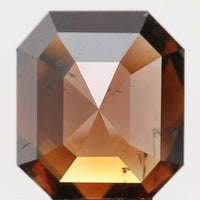 IGI CERTIFIED Natural Loose Diamond Emerald Deep Orangy Brown Color SI2 Clarity 1.10 Ct KDL7721