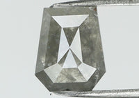Natural Loose Diamond Coffin Grey Color I3 Clarity 5.40 MM 0.65 Ct KDL5831