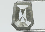 Natural Loose Diamond Coffin Grey Color I3 Clarity 5.40 MM 0.65 Ct KDL5831