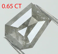 Natural Loose Diamond Coffin Grey Color I3 Clarity 5.40 MM 0.65 Ct KDL5831