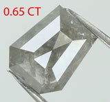 Natural Loose Diamond Coffin Grey Color I3 Clarity 5.40 MM 0.65 Ct KDL5831