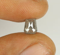 Natural Loose Diamond Coffin Grey Color I3 Clarity 5.40 MM 0.65 Ct KDL5831
