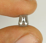 Natural Loose Diamond Coffin Grey Color I3 Clarity 5.40 MM 0.65 Ct KDL5831