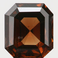 IGI CERTIFIED Natural Loose Diamond Emerald Deep Orangy Brown Color SI2 Clarity 1.10 Ct KDL7721