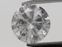 0.32 Ct Natural Loose Diamond Round White Milky Color I3 Clarity 4.50 MM KDL7914