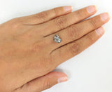 2.04 Ct Natural Loose Diamond Heart Black Grey Salt And Pepper Color I3 Clarity 9.50 MM KDL7839