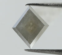 1.00 Ct Natural Loose Diamond Kite Grey Color I3 Clarity 9.10 MM KDL7955