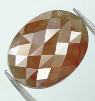 2.27 Ct Natural Loose Diamond Oval Grey Brown Color I3 Clarity 9.60 MM KDL7876