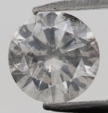 0.32 Ct Natural Loose Diamond Round White Milky Color I3 Clarity 4.50 MM KDL7914