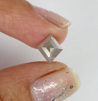 1.00 Ct Natural Loose Diamond Kite Grey Color I3 Clarity 9.10 MM KDL7955