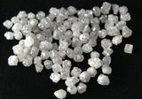Natural Loose Diamond Rough Cube Silver White Color I3 Clarity 40 pcs Q99