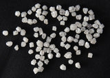 Natural Loose Diamond Rough Cube Silver White Color I3 Clarity 40 pcs Q99