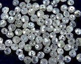 Natural Loose Diamond Round Beads Fancy Ice Gray Color I1 I3 Clarity 1.50 to 3.10 MM 10 Pcs Lot Q51-1