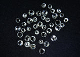 Natural Loose Diamond Round Rose Cut White G H Color VS1 VVS1 Clarty 2.00 to 3.00 MM 5 Pcs Lot Q110