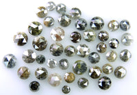 Natural Loose Diamond Round Rose Cut Fancy Mix Color Low Price 2.00 to 5.00 MM 1.00 Ct Lot Q71