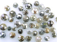 Natural Loose Diamond Round Rose Cut Fancy Mix Color Low Price 2.00 to 5.00 MM 1.00 Ct Lot Q71