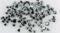 Natural Loose Diamond Round Fancy Black Color I3 Clarity 0.80 to 2.70 MM Q36