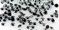 Natural Loose Diamond Round Fancy Black Color I3 Clarity 0.80 to 2.70 MM Q36