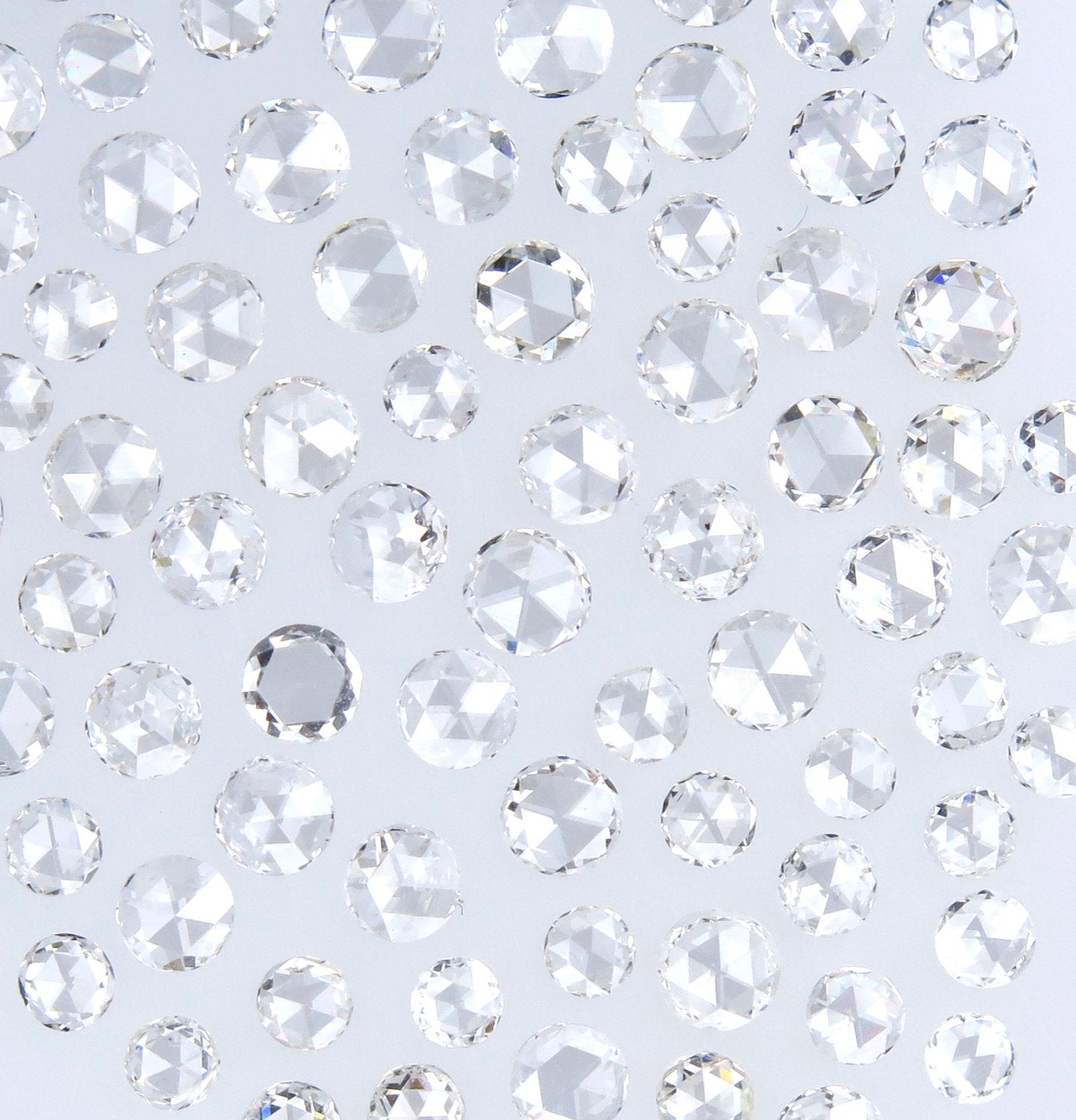 Natural Loose Diamond Round Rose Cut G-H White Color SI1 Clarity 4.00 MM 1 Pcs Lot Q134