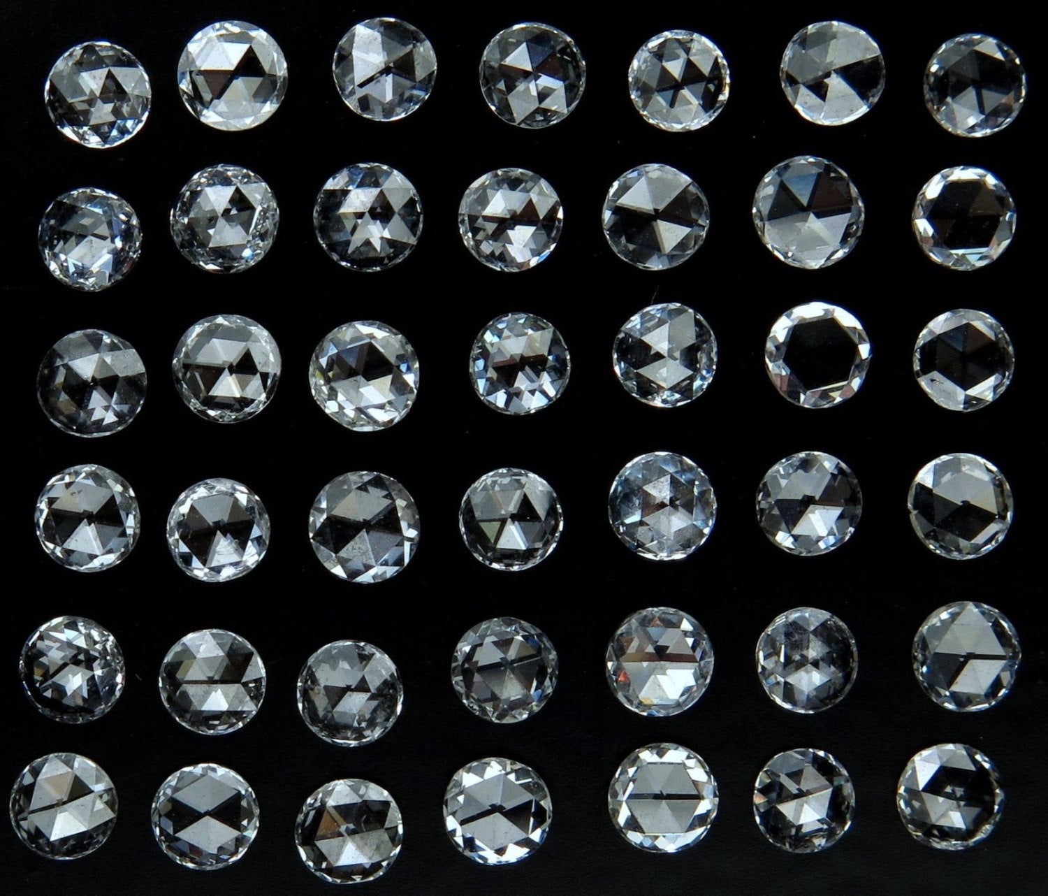 Natural Loose Diamond Round Rose Cut G H White Color VS1 VVS1 Clarity REAL Diamond 1.20 to 3.00 MM 1 pcs lot Q17